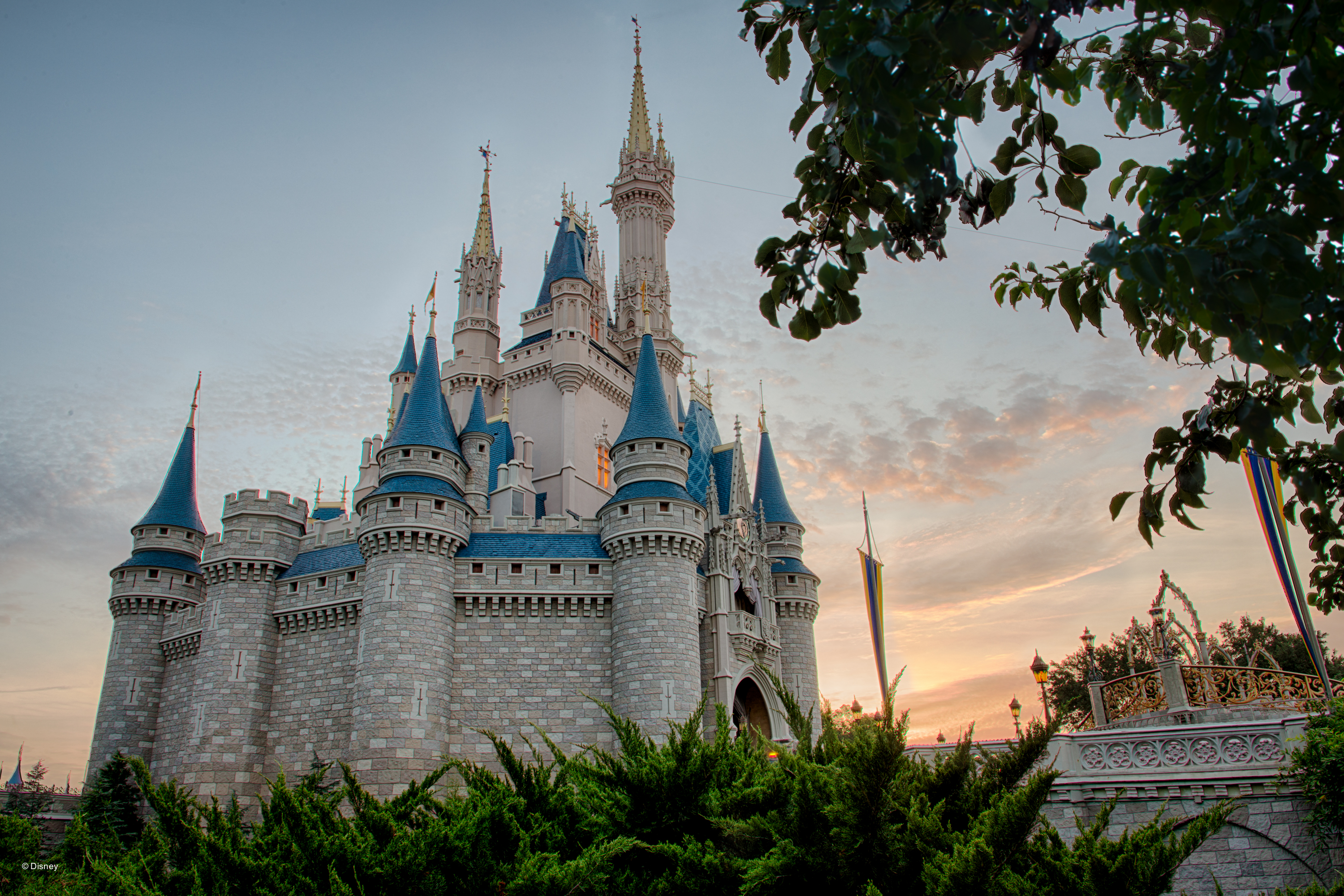 Magic Kingdom med sitt berömda slott.